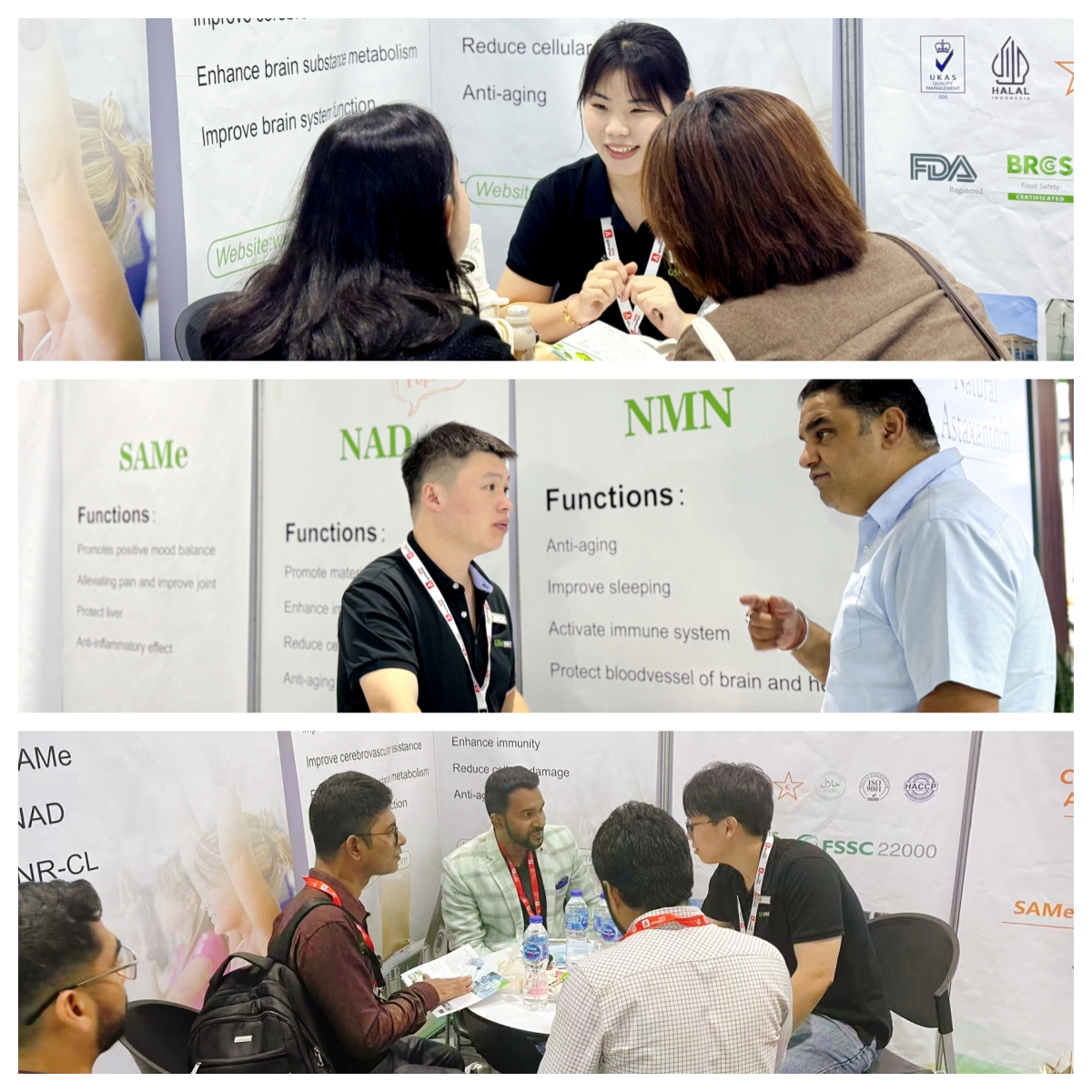 古特生物參加泰國曼谷 Vitafoods Asia 亞洲國際營養保健品展覽會圓滿完成了 古特生物參加泰國曼谷 Vitafoods Asia 亞洲國際營養保健品展覽會圓滿完成了